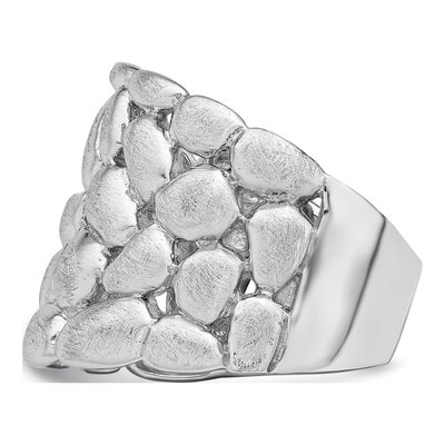 Sterling Silver Nugget Ring – view 4