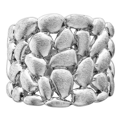 Sterling Silver Nugget Ring – view 6