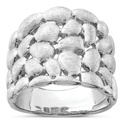 Sterling Silver Nugget Ring