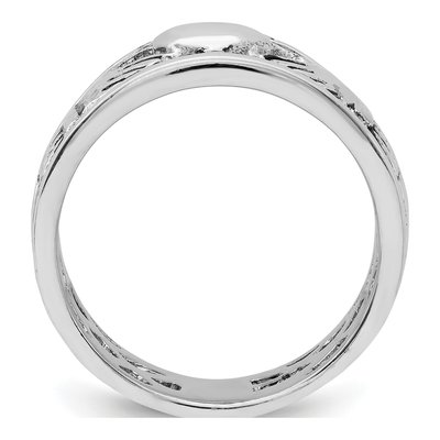 Sterling Silver Claddagh Ring – view 3