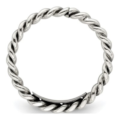 Sterling Silver Antiqued Twisted Ring – view 3