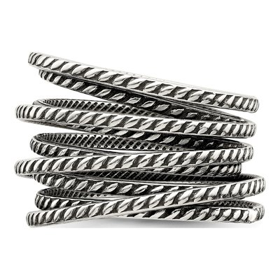 Sterling Silver Antiqued Ring – view 6