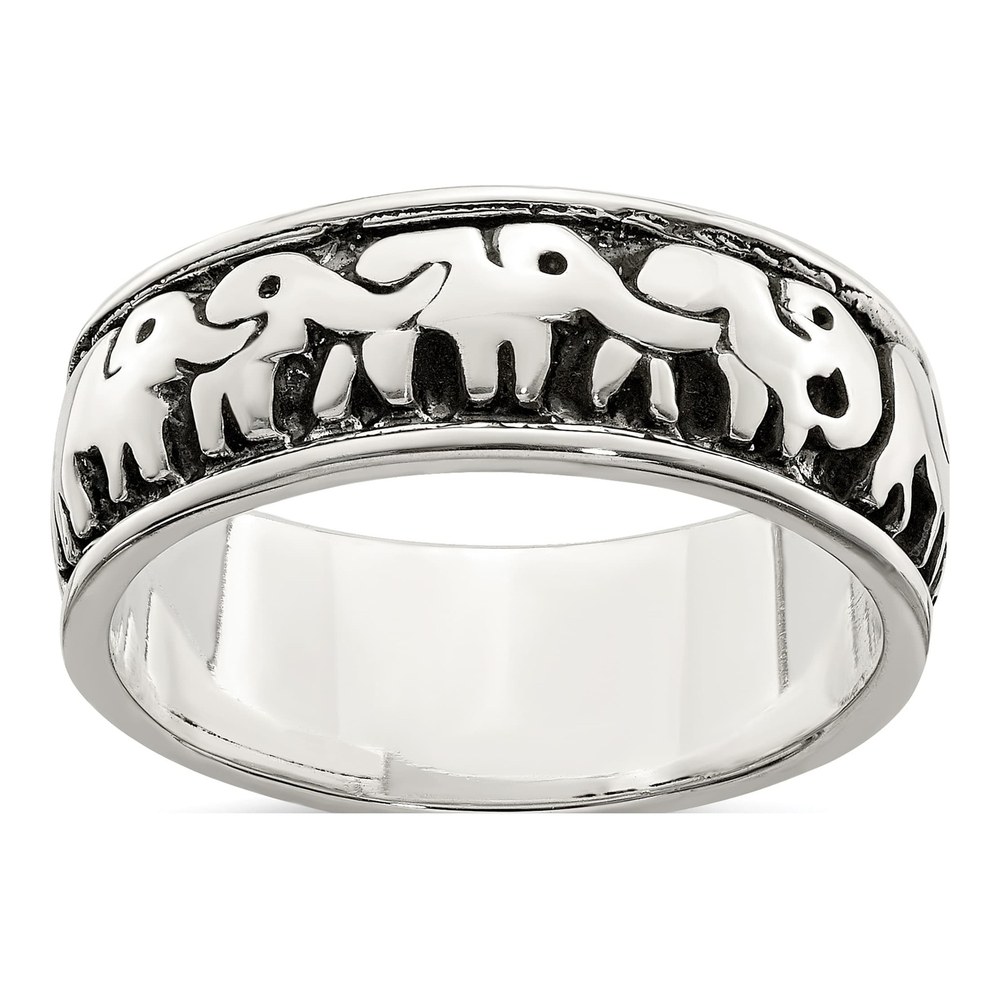 Sterling Silver Elephant Ring