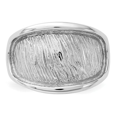 Sterling Silver Textured Ring – view 6