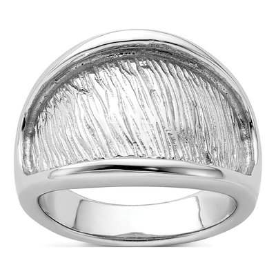 Sterling Silver Textured Ring