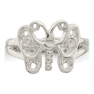 Sterling Silver Butterfly Toe Ring – view 6