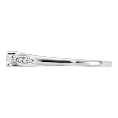 Sterling Silver CZ Promise Ring – view 4