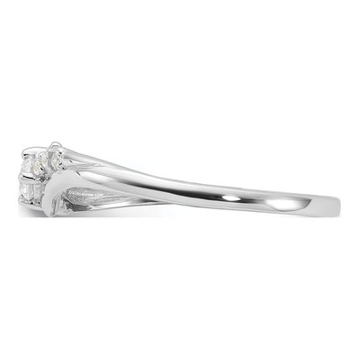 Sterling Silver CZ Promise Ring – view 4