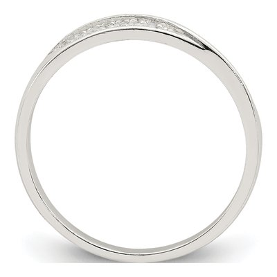 Sterling Silver CZ Ring – view 3