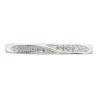 Sterling Silver CZ Ring – view 6