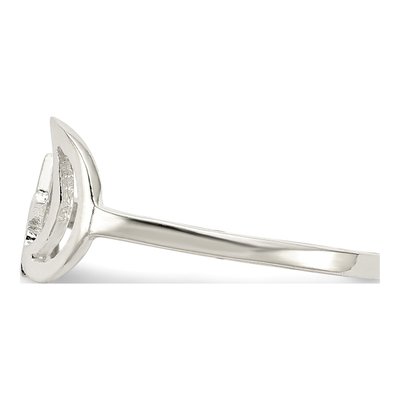 Sterling Silver Star Moon Ring – view 4