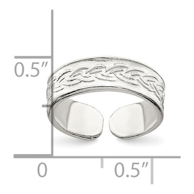 Sterling Silver Toe Ring – view 4