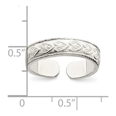 Sterling Silver Toe Ring – view 4