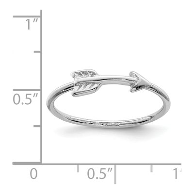 Sterling Silver Arrow Ring – view 5