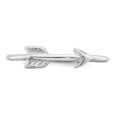 Sterling Silver Arrow Ring – view 6