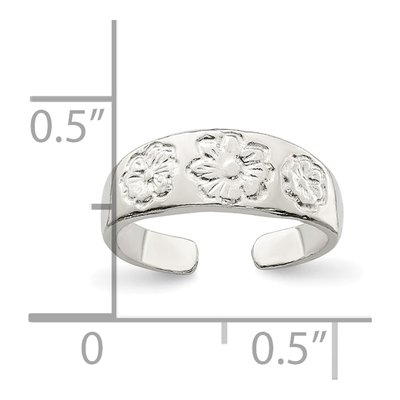 Sterling Silver Toe Ring – view 4