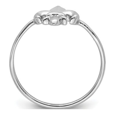 Sterling Silver Fleur de Lis Ring – view 3