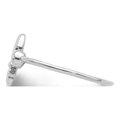 Sterling Silver Fleur de Lis Ring – view 4