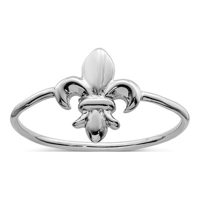 Sterling Silver Fleur de Lis Ring