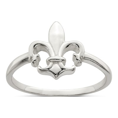 Sterling Silver Fleur de Lis Ring