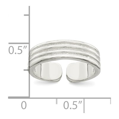 Sterling Silver Toe Ring – view 4
