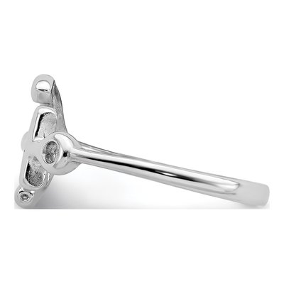 Sterling Silver Anchor Ring – view 4