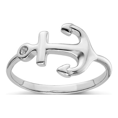 Sterling Silver Anchor Ring