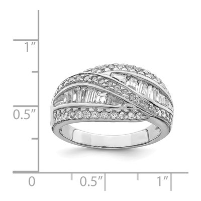 Sterling Silver CZ Ring – view 5