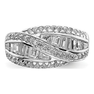 Sterling Silver CZ Ring – view 6