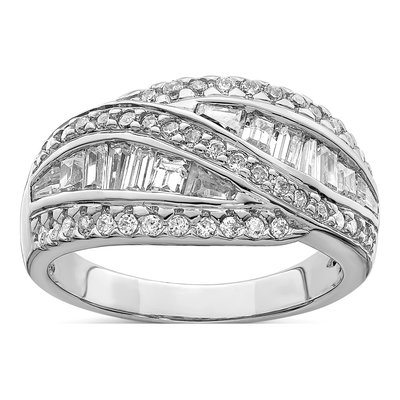 Sterling Silver CZ Ring