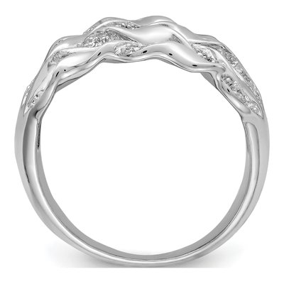 Sterling Silver CZ Ring – view 2