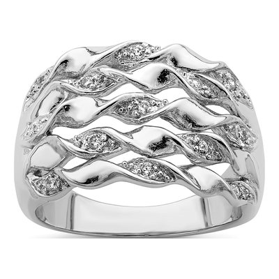Sterling Silver CZ Ring