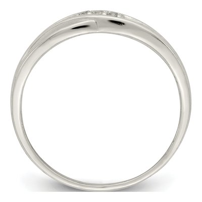 Sterling Silver CZ Ring – view 3