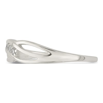 Sterling Silver CZ Ring – view 4