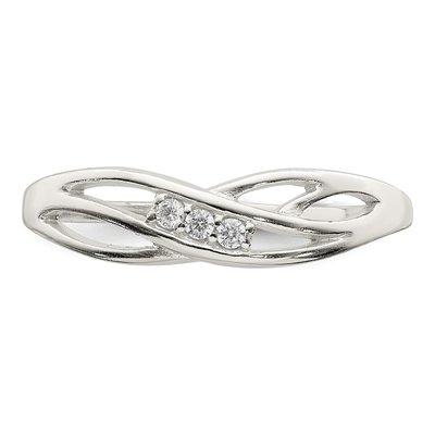 Sterling Silver CZ Ring – view 6