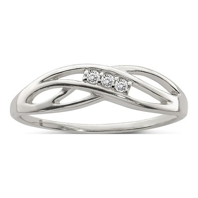 Sterling Silver CZ Ring