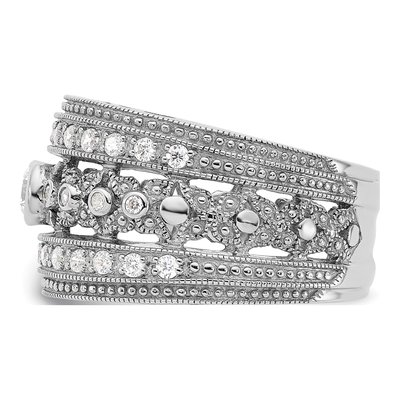 Sterling Silver CZ Ring – view 4