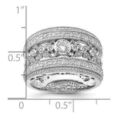 Sterling Silver CZ Ring – view 5