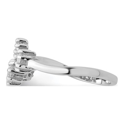Sterling Silver CZ Ring – view 4