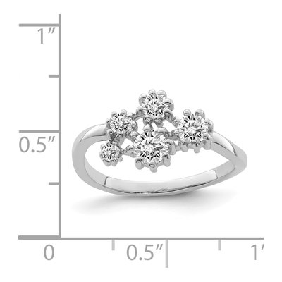 Sterling Silver CZ Ring – view 5
