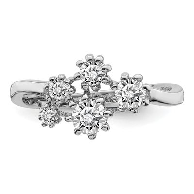 Sterling Silver CZ Ring – view 6