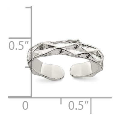Sterling Silver Toe Ring – view 4