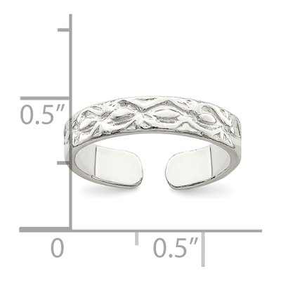 Sterling Silver Toe Ring – view 4