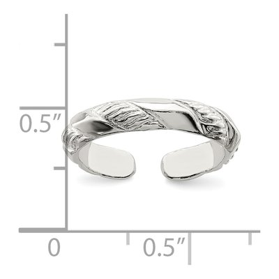 Sterling Silver Toe Ring – view 4
