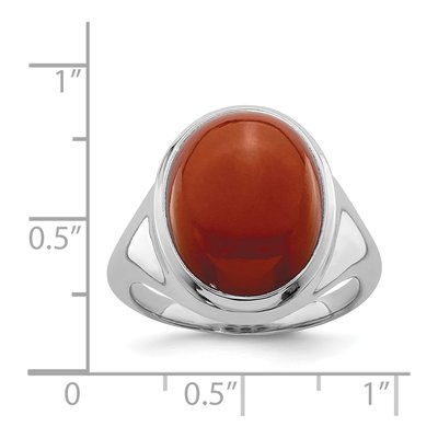 Sterling Silver Agate Ring – view 5