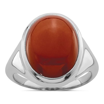 Sterling Silver Agate Ring