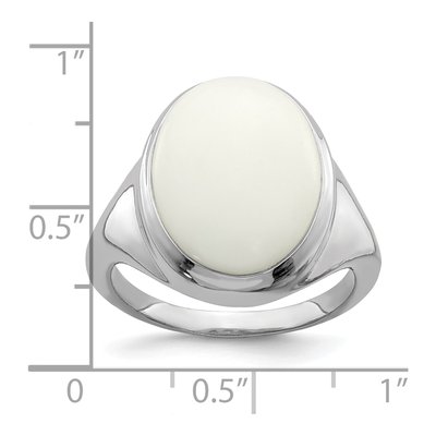 Sterling Silver Agate Ring – view 5