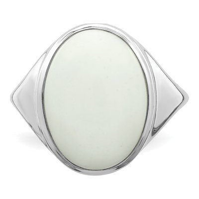 Sterling Silver Agate Ring – view 6