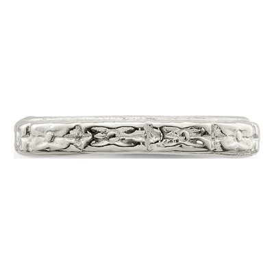 Sterling Silver Textured Toe Ring – view 5