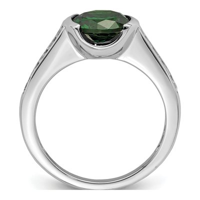 Sterling Silver CZ Bezel Ring – view 3